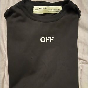 Off-White Black size s t-shirt like new condition